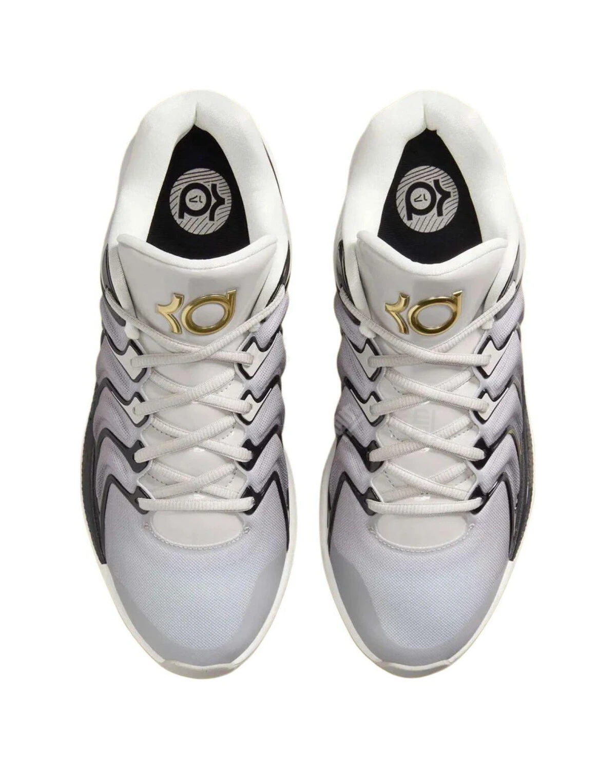 Nike KD 17 “Light Iron Ore” unisex баскетбольные кроссовки противоскользящие черно-серые картинка