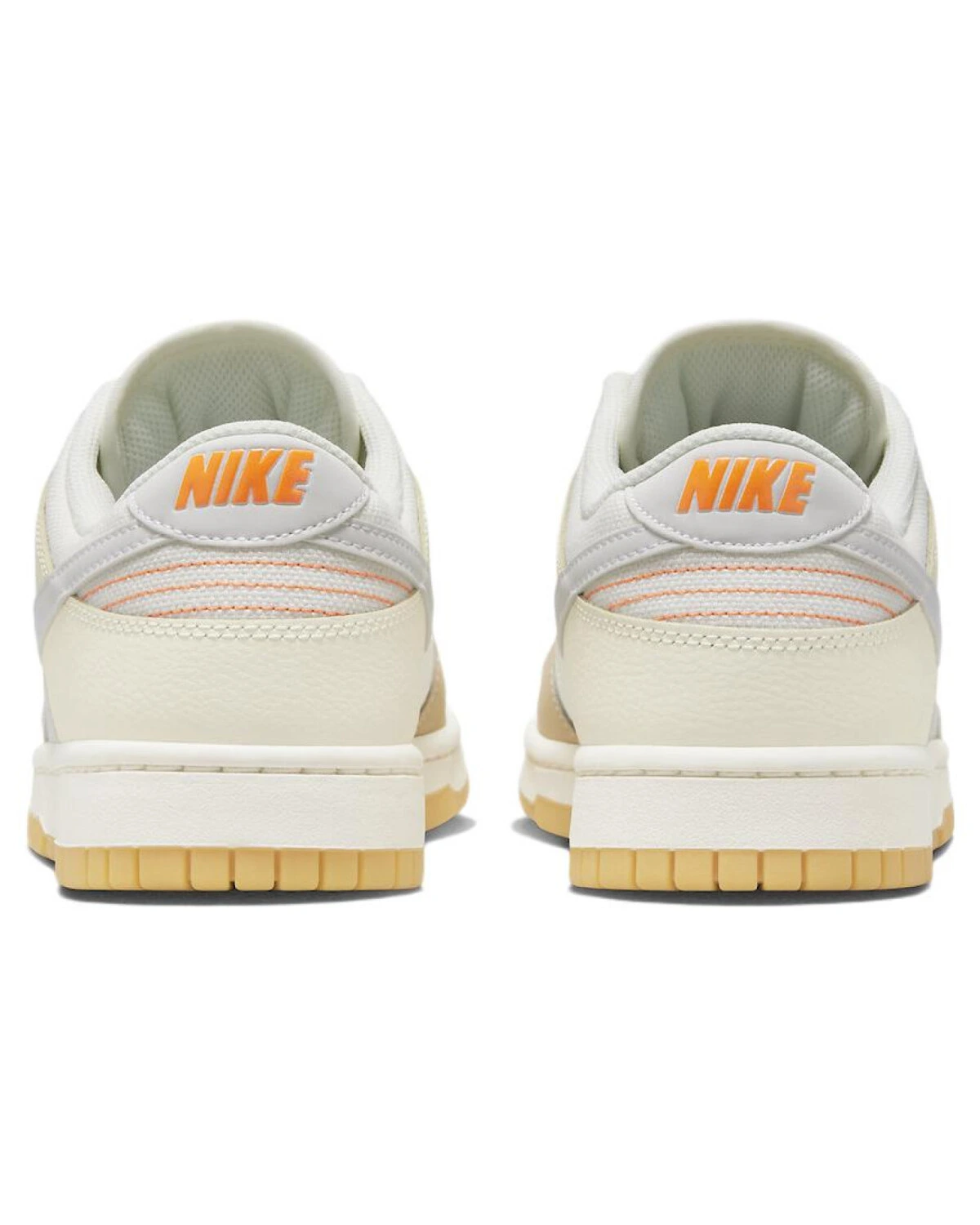 Nike Dunk кроссовки для скейтбординга бело-жёлтые картинка
