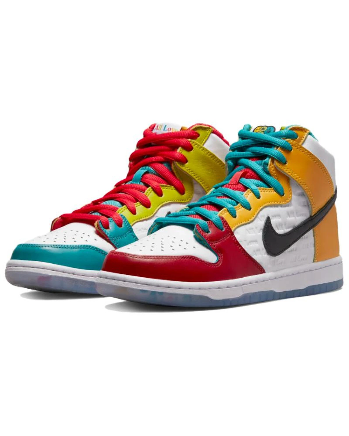 Nike Dunk SB Pro QS унисекс кроссовки высокие черно-белые картинка