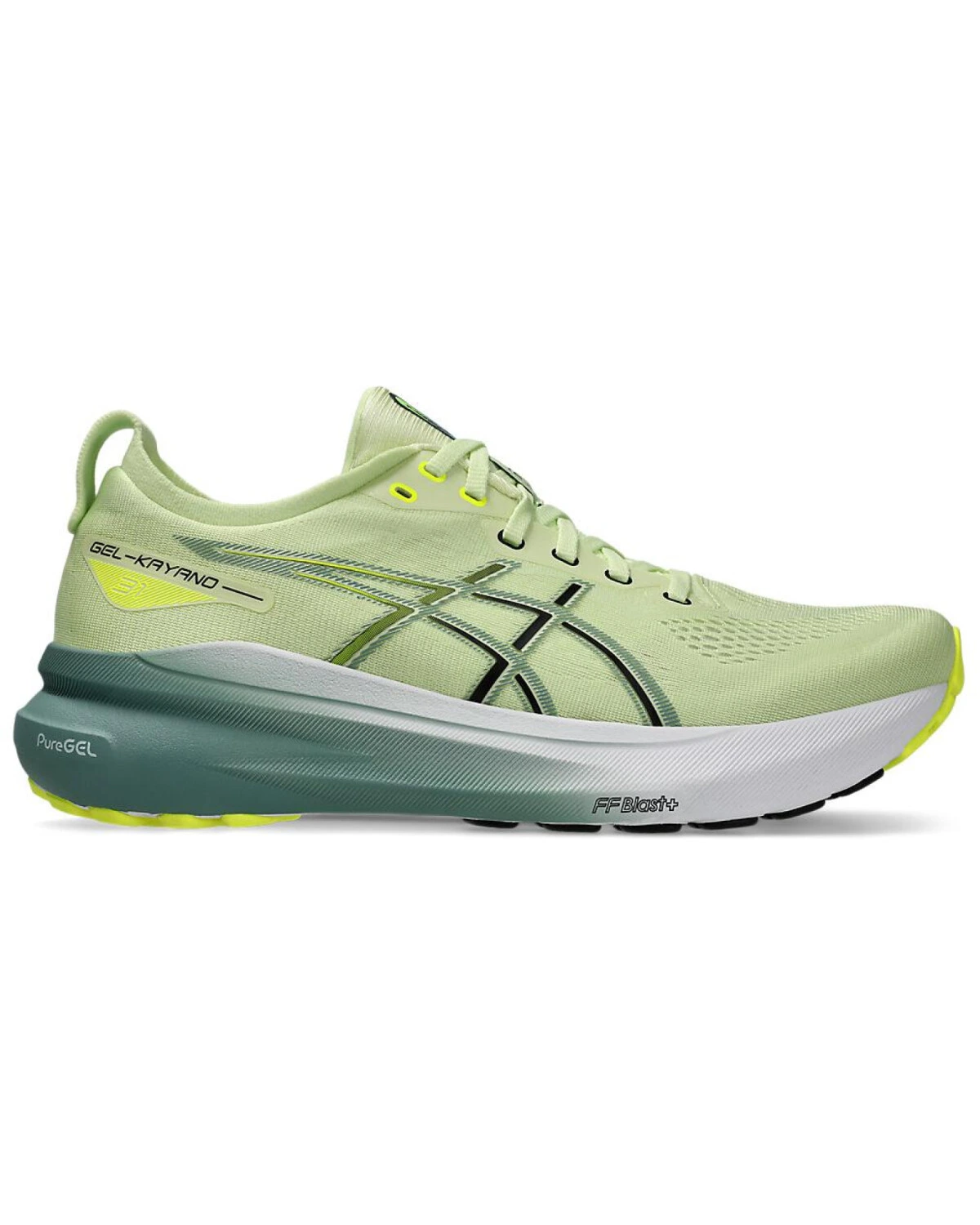 Asics Gel-Kayano 31 мужские кроссовки стабильные зеленые для бега картинка