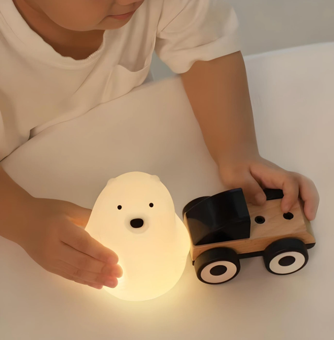 Ночник "Белый мишка" картинка