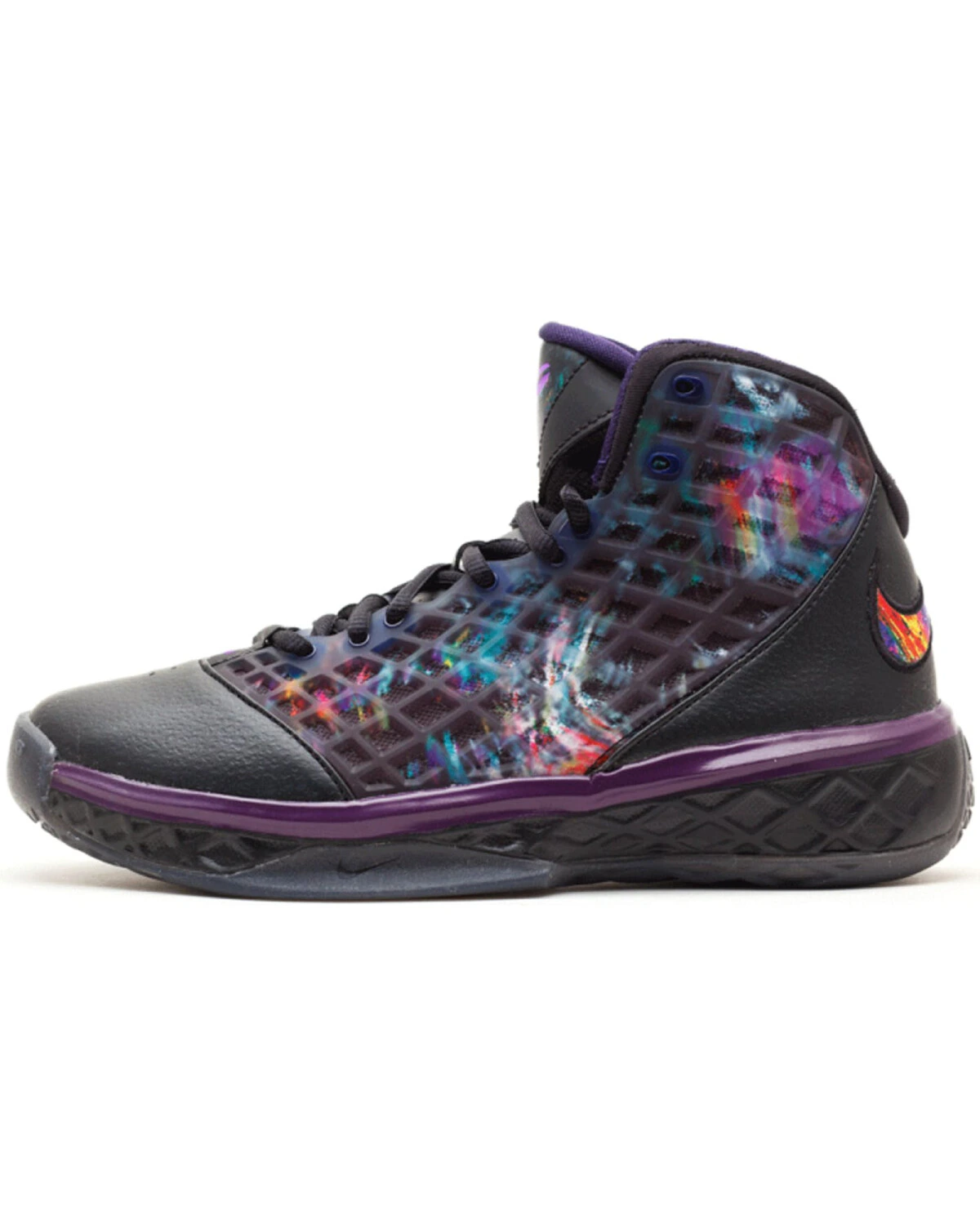 Nike Zoom Kobe 3 Prelude Misery (GS) детские баскетбольные кроссовки черно-фиолетовые картинка