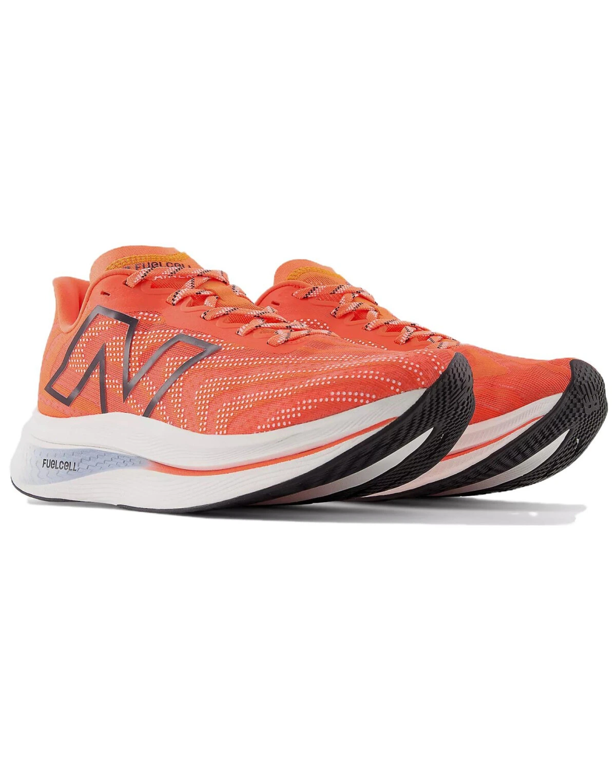 New Balance SC Trainer v2 унисекс кроссовки оранжево-красные из текстиля для повседневной носки картинка