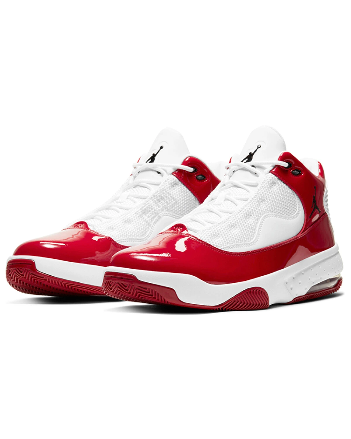 Jordan Max Aura 2 мужские кроссовки с амортизацией белые и красные картинка