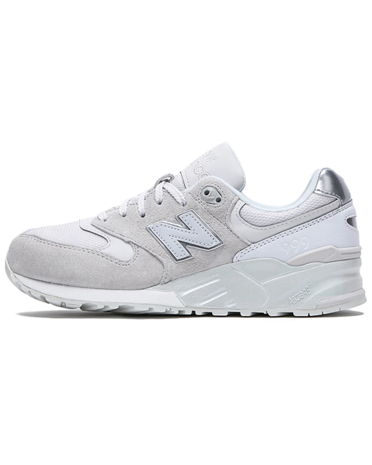 New Balance NB 999 женские кроссовки белые дышащие с амортизацией картинка