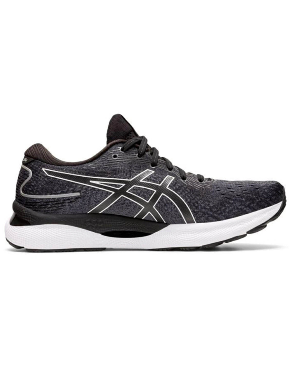 Asics GEL-Nimbus 24 мужские кроссовки для марафона черно-белые картинка