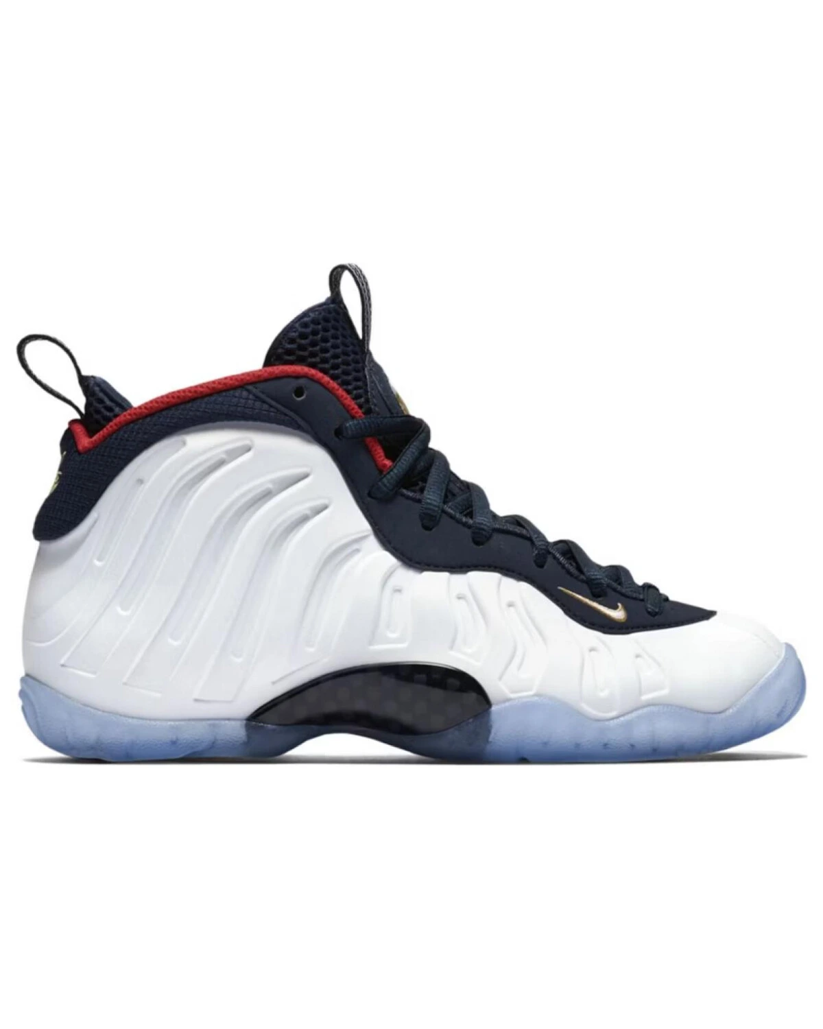 Nike Foamposite One Olympic Детские баскетбольные кроссовки белые картинка