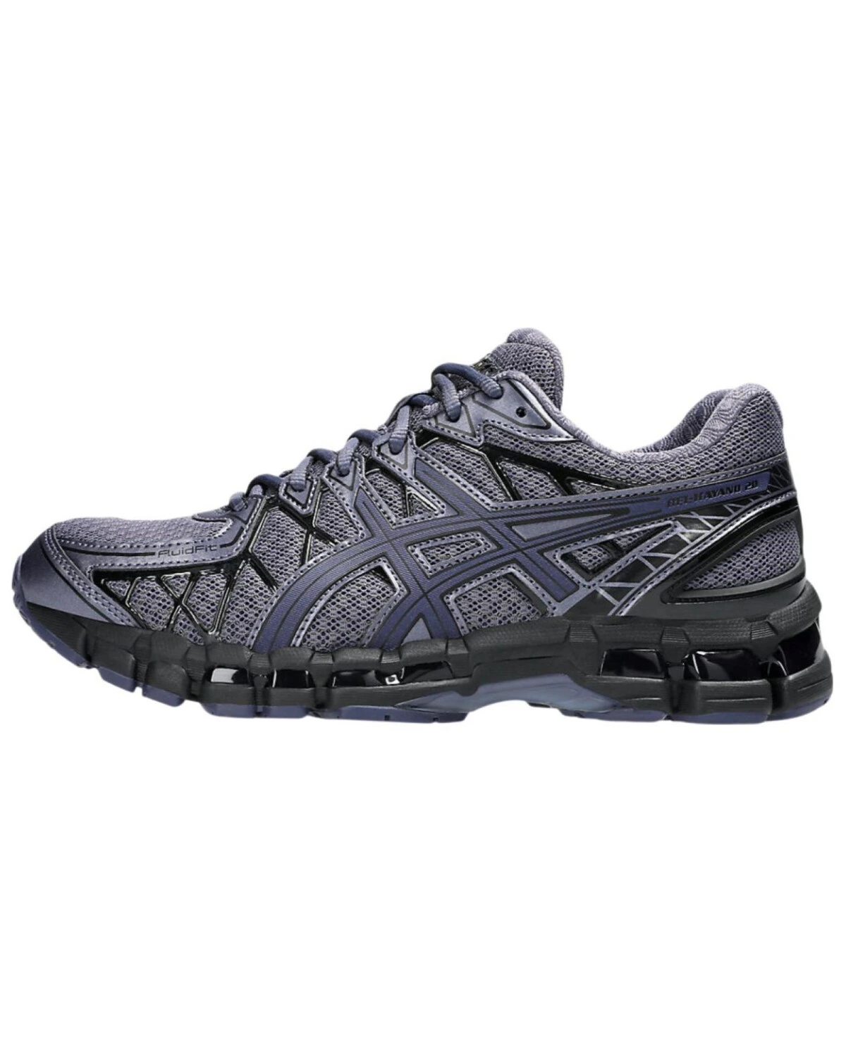 Asics Gel-Kayano20 унисекс спортивные кроссовки для марафона сине-чёрные картинка