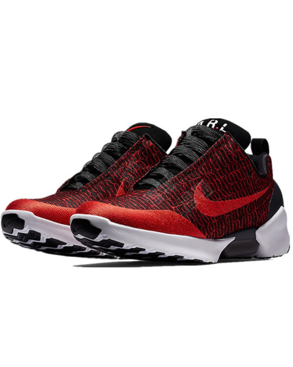 Nike Hyper Adapt мужские кроссовки комфортные с амортизацией красно-черные картинка