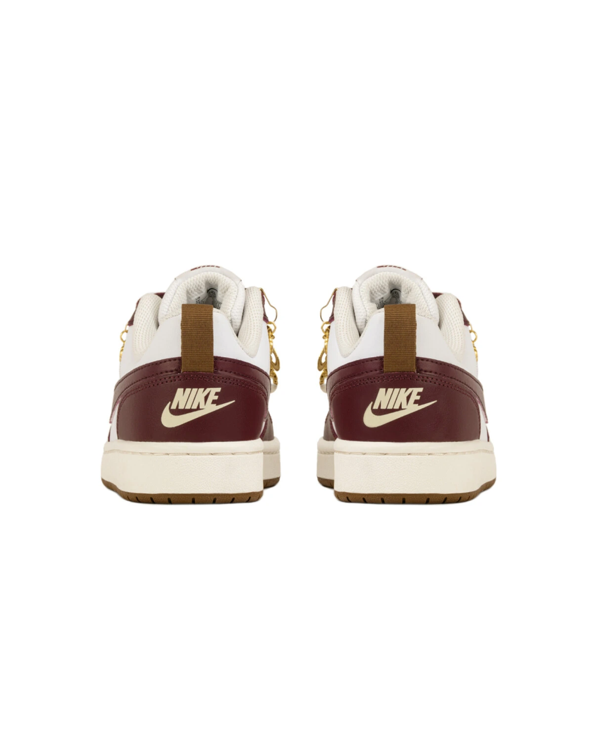 Nike Court Borough GS женские кроссовки свадебные бело-красные с китайским узором картинка