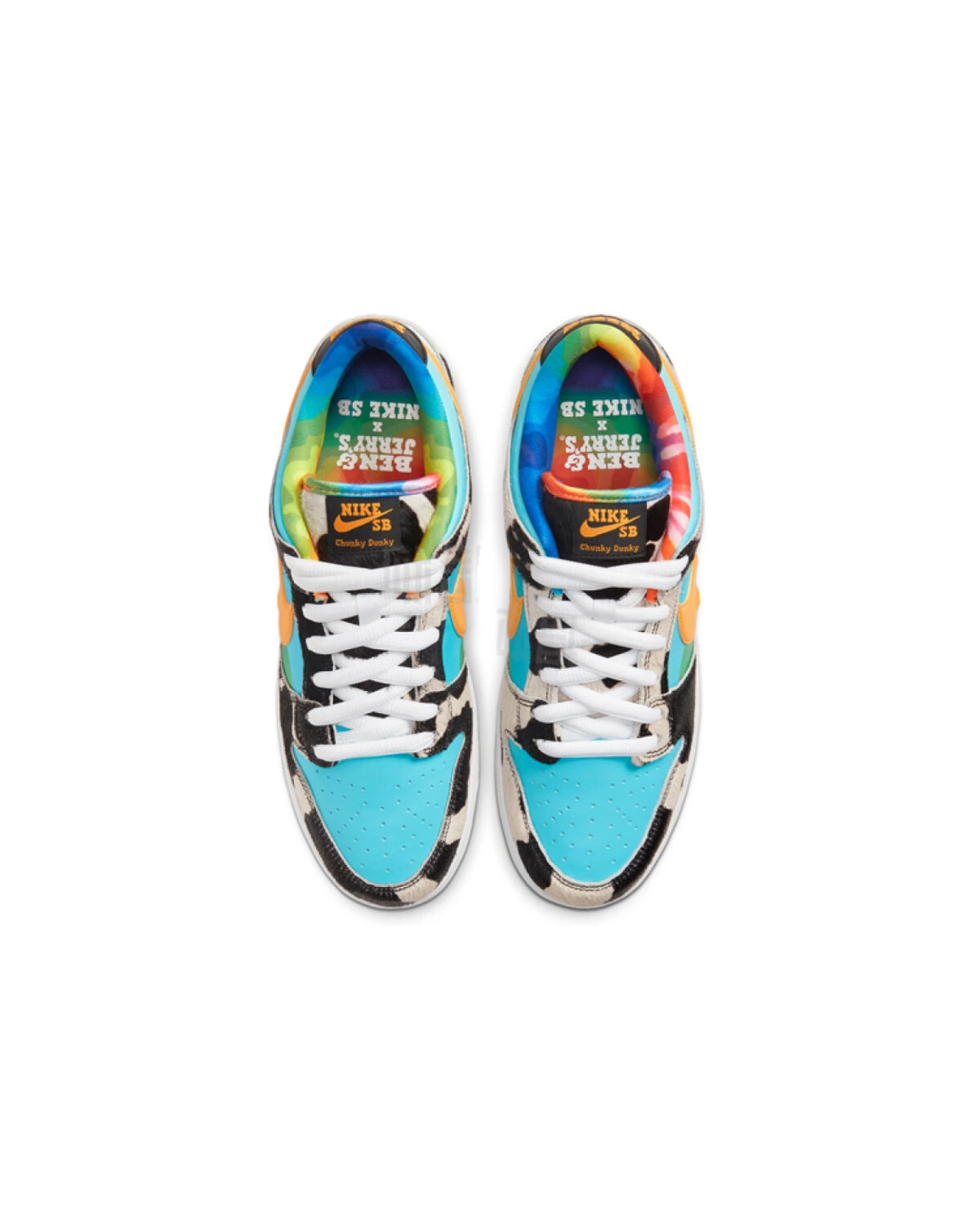 Nike Dunk SB Pro "chunky dunky" мужские и женские кроссовки замшевые сине-желтые картинка