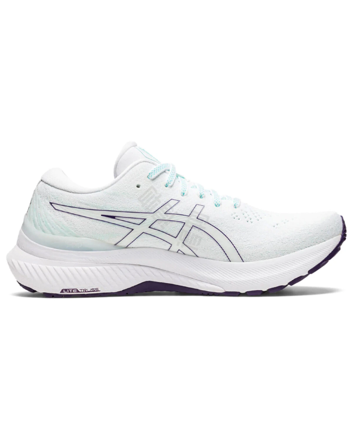 Asics GEL-KAYANO 29 женские кроссовки для бега с амортизацией бело-голубые картинка