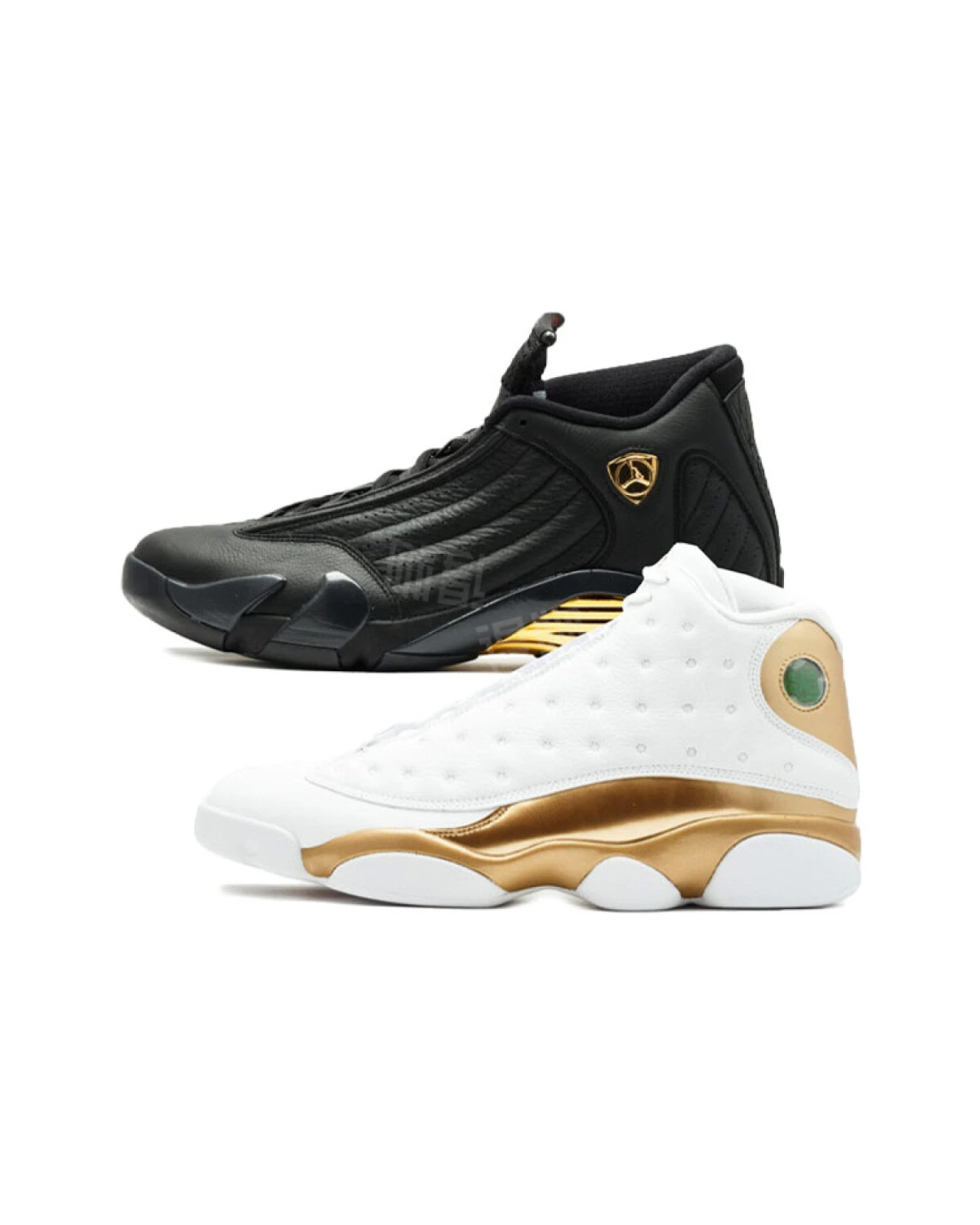 Jordan Air Jordan 13 мужские баскетбольные кроссовки из кожи черно-белые картинка