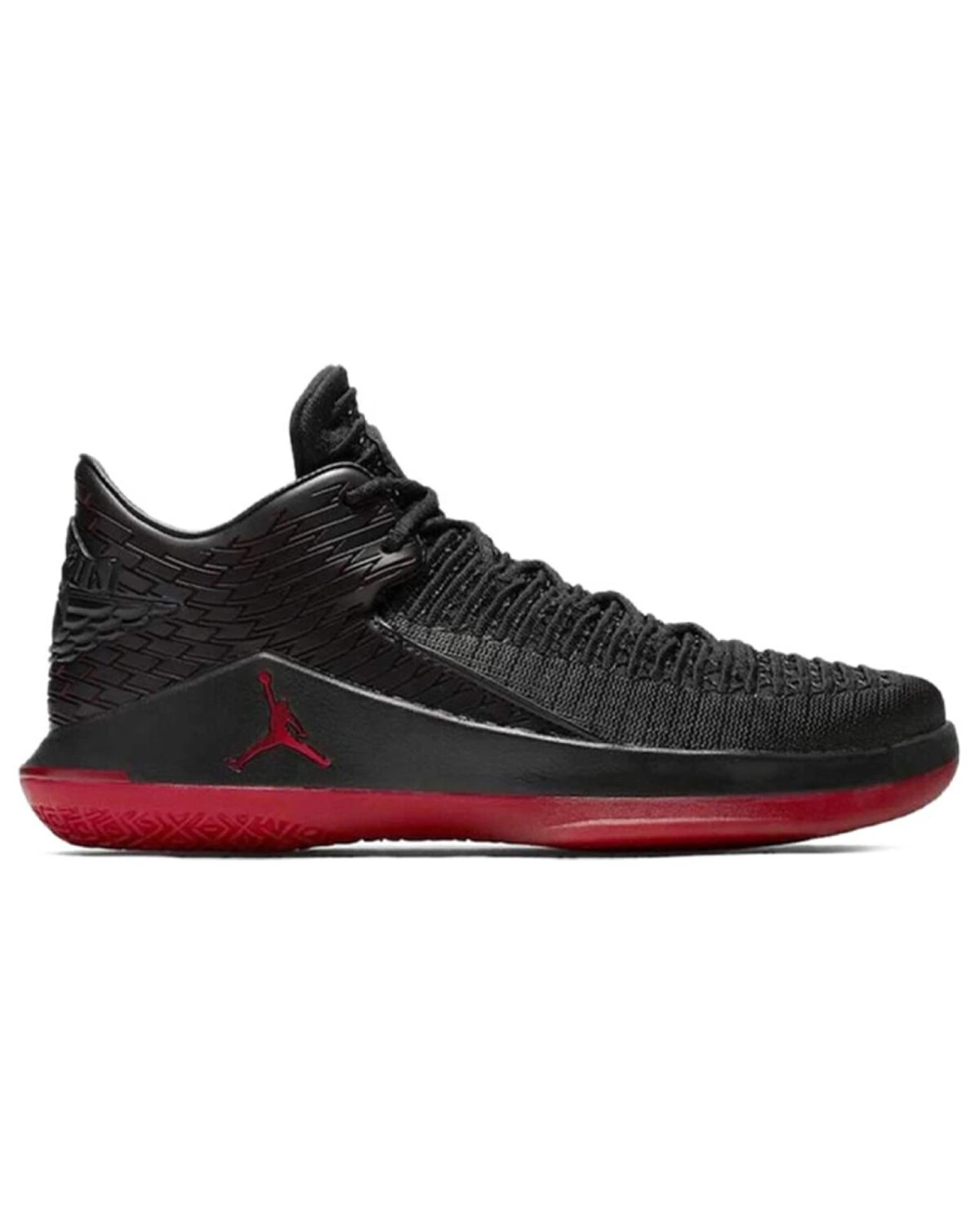 Jordan Air Jordan 32 Low Last Shot мужские кроссовки черно-красные с амортизацией картинка