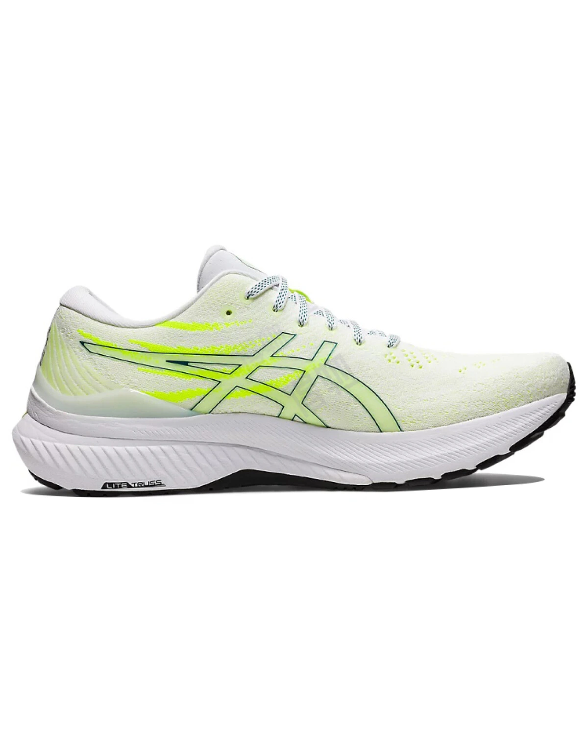 Asics GEL-KAYANO 29 мужские кроссовки белые с зелёным акцентом картинка