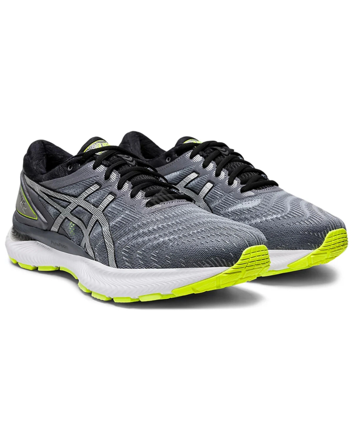 Asics GEL-Nimbus 22 мужские кроссовки для бега износостойкие серо-зелёные картинка