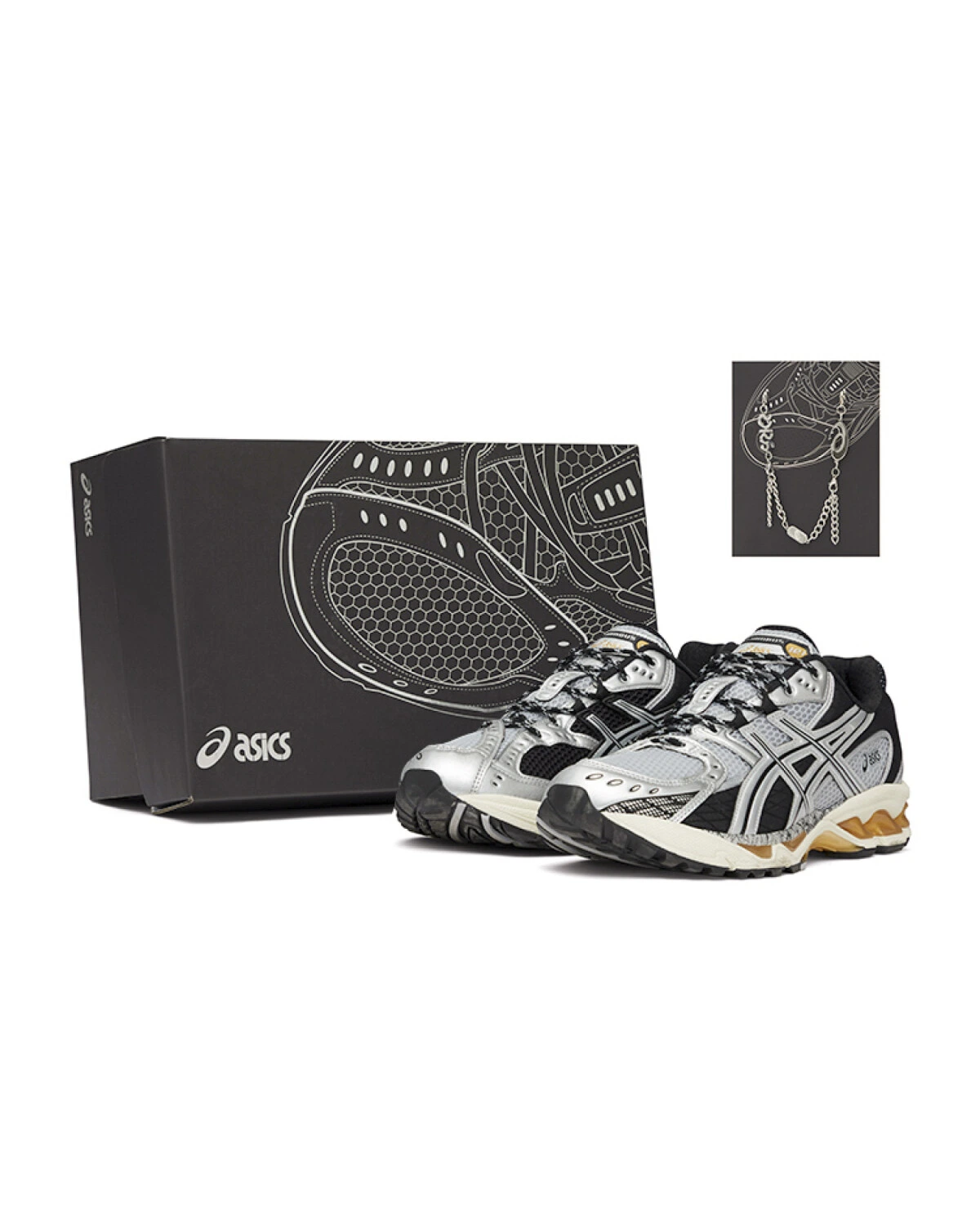 Asics GEL-Nimbus 10.1 унисекс кроссовки серебристо-чёрно-коричневые повседневные картинка