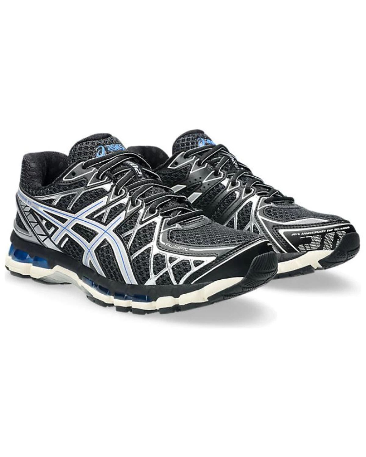 Asics Gel-Kayano20 кроссовки для марафона черно-серебристые картинка