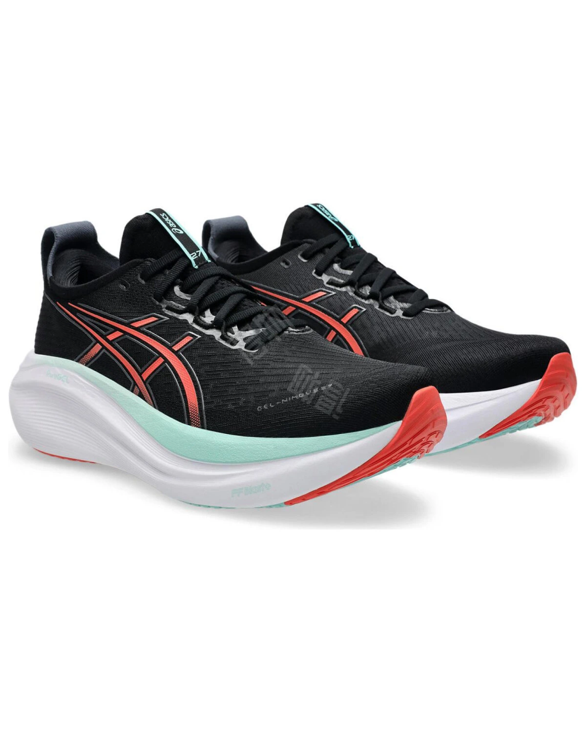 Asics Gel-Nimbus 27 мужские кроссовки для бега чёрные с амортизацией картинка