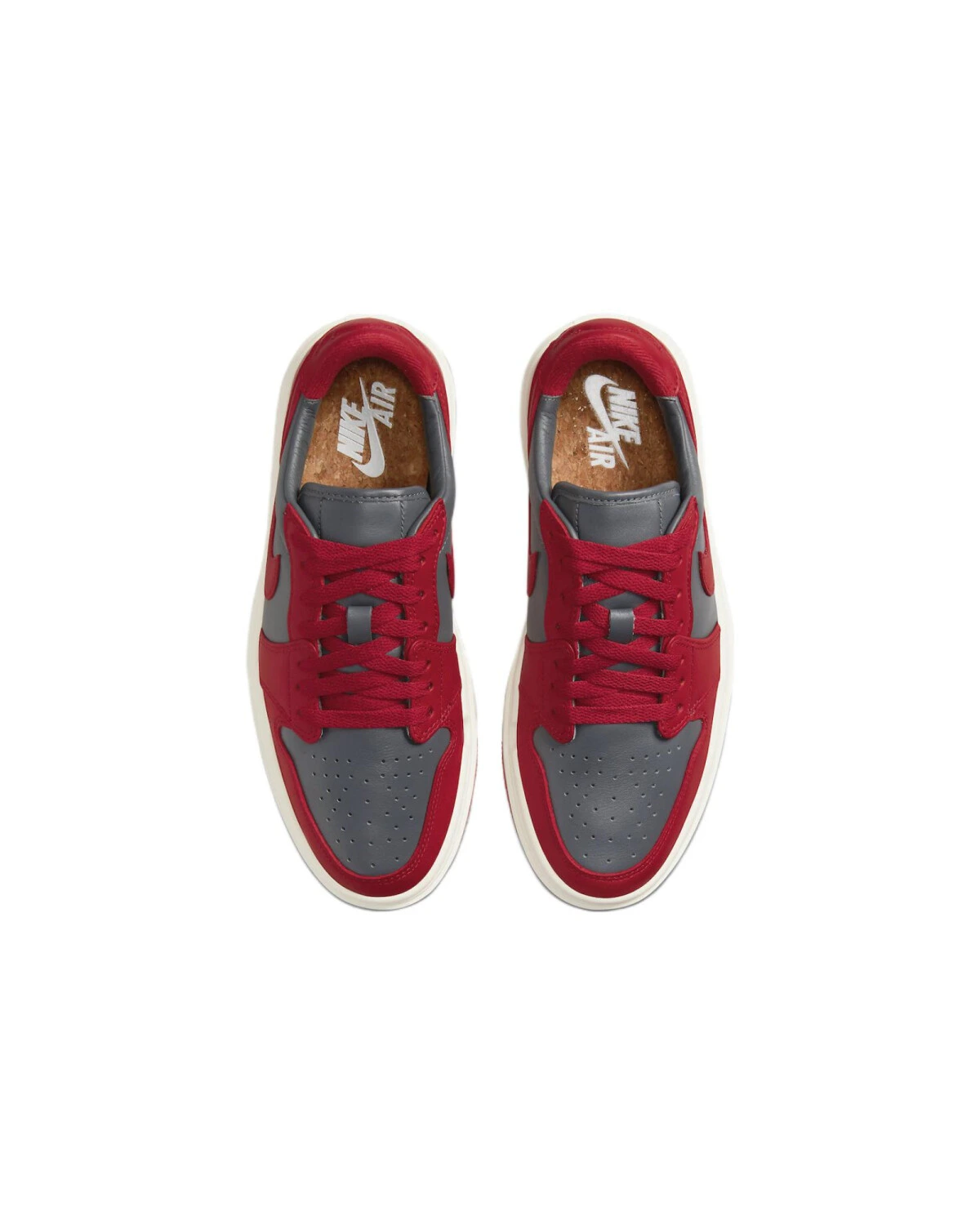 Jordan Air Jordan 1 Low SE "UNLV" женские кроссовки с толстой подошвой серо-красные картинка