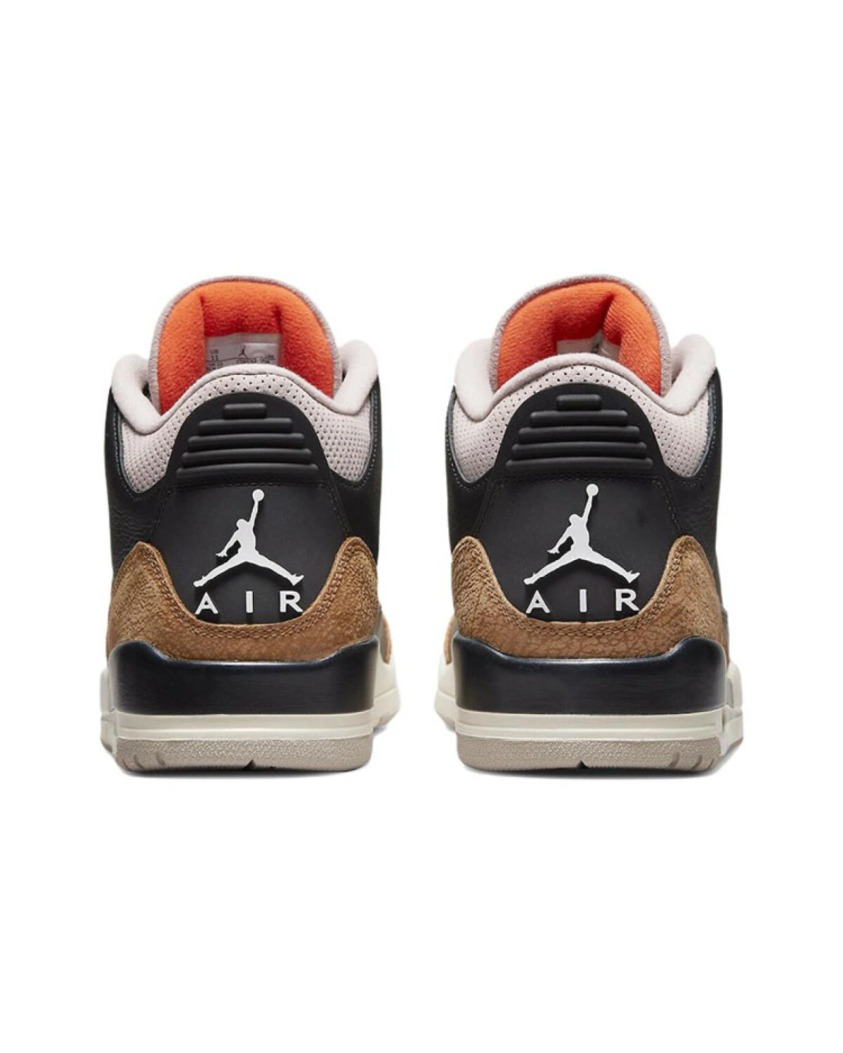 Jordan Air Jordan 3 retro "desert elephant" мужские кроссовки кожаные черно-коричневые картинка