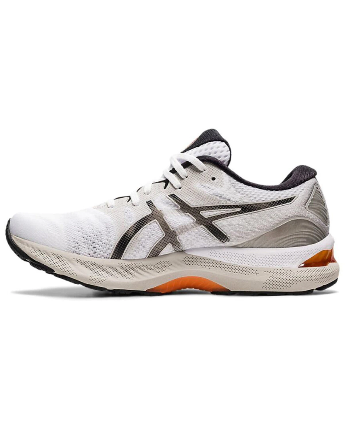Asics GEL-Nimbus 23 мужские спортивные кроссовки стабильные бело-серые картинка