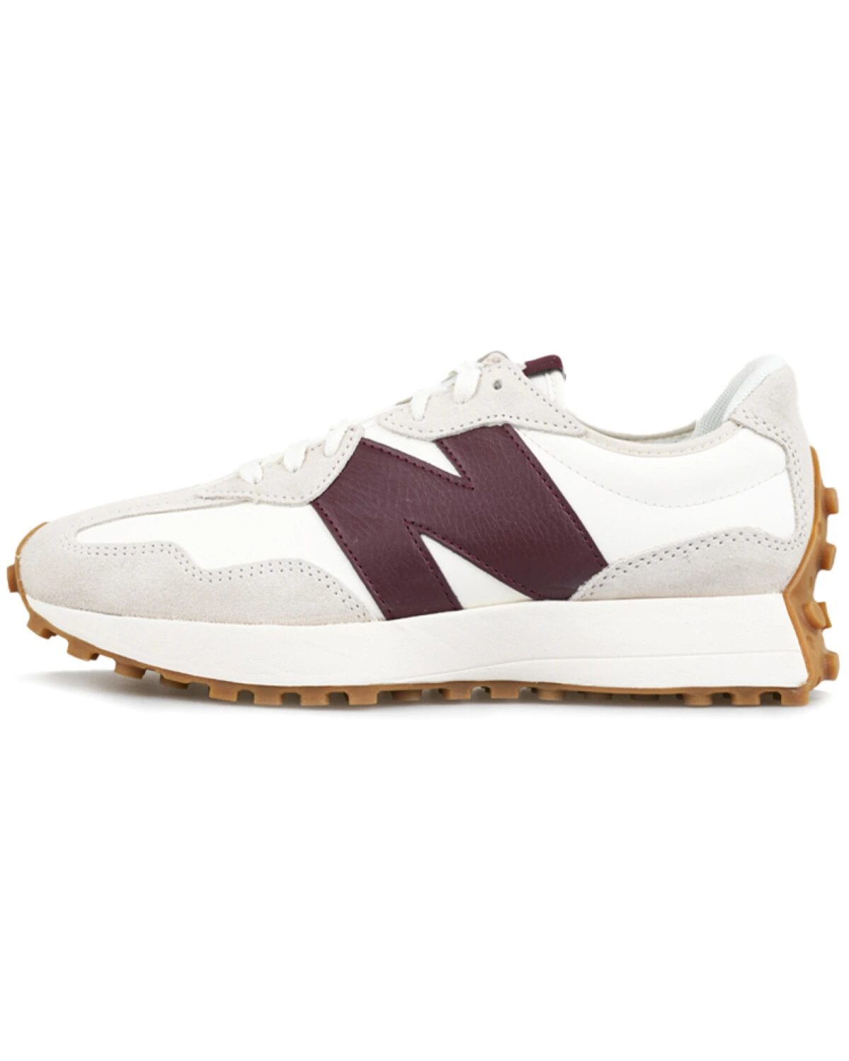 New Balance NB 327 унисекс кроссовки белые повседневные картинка