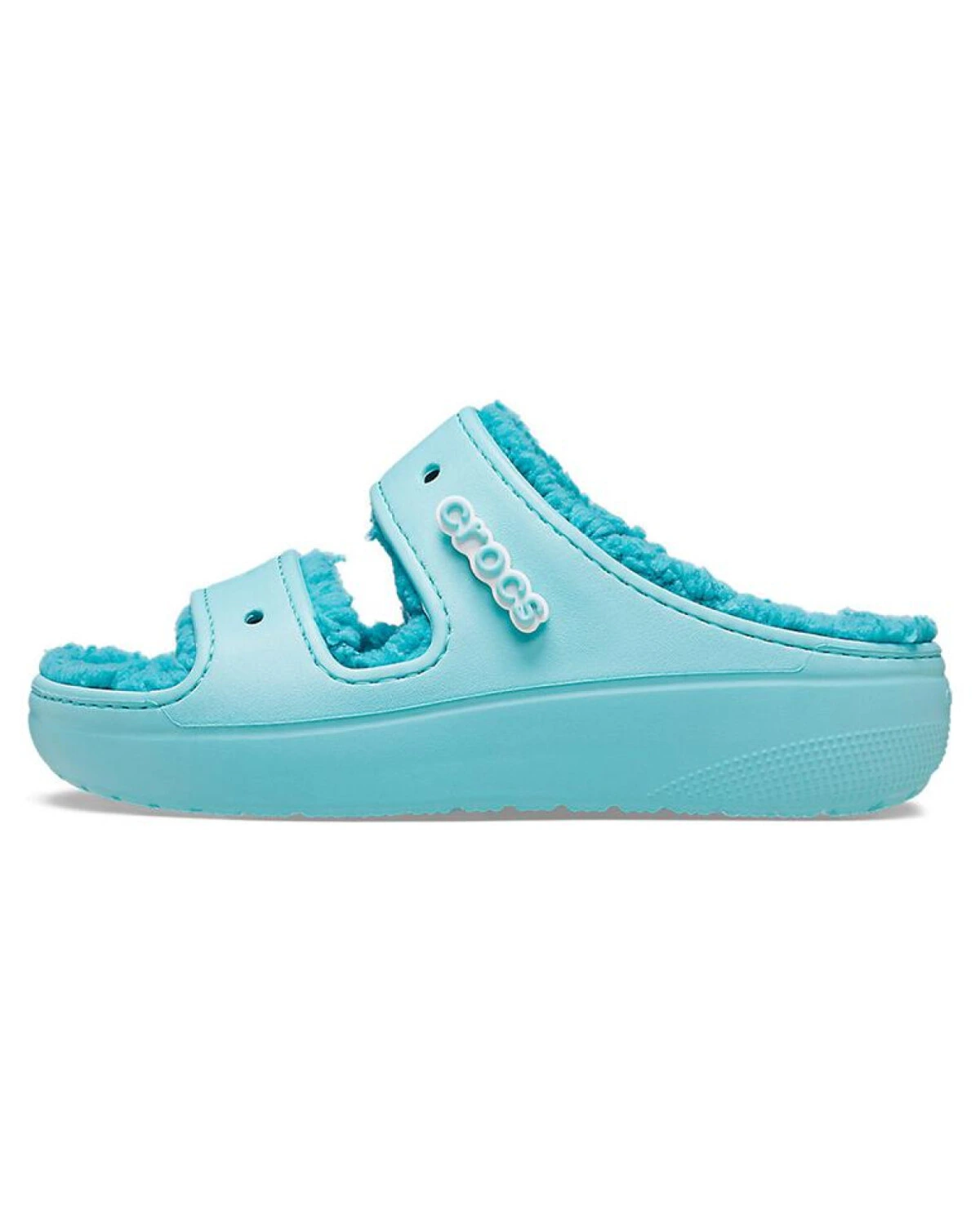 Crocs Classic Lined Clog домашние тапочки синие теплые картинка