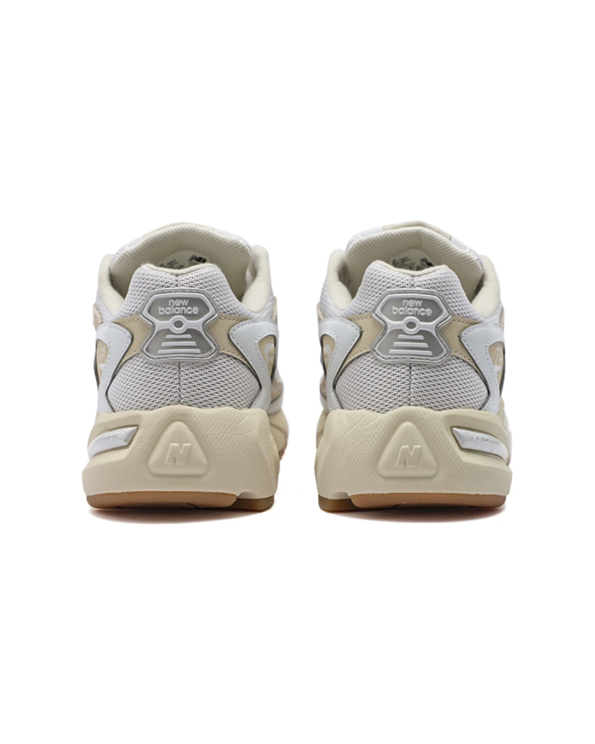 New Balance NB 725 V1 unisex кроссовки бежевые с белыми вставками картинка