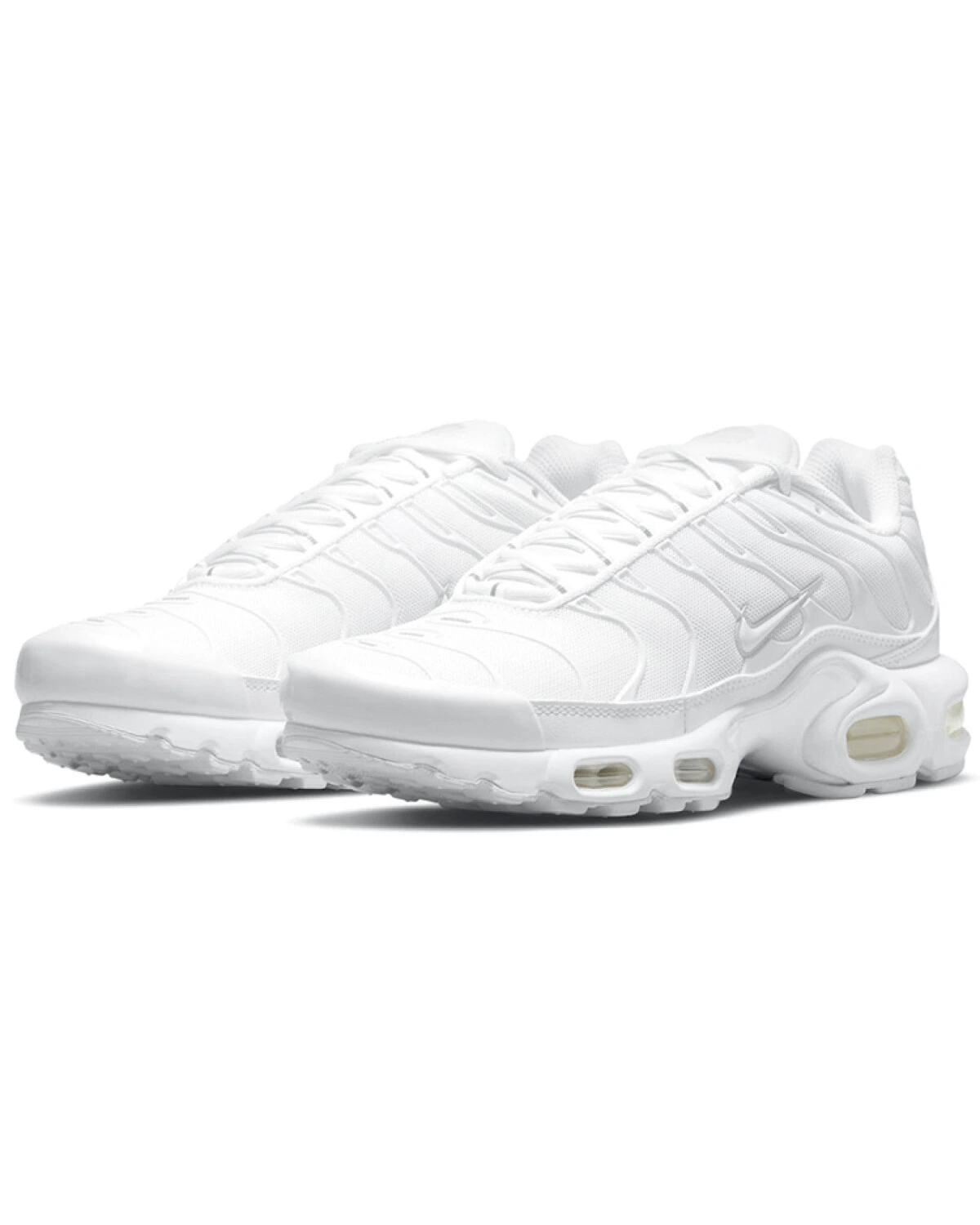 Nike Air Max Plus женские кроссовки белые с амортизацией Air Max картинка