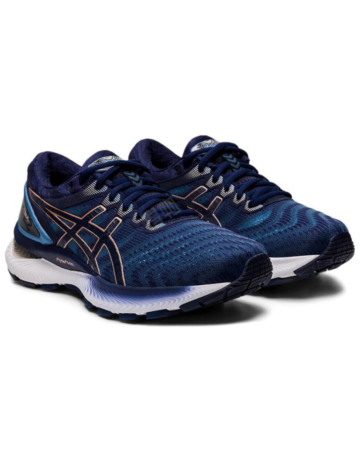Asics GEL-Nimbus 22 женские спортивные кроссовки дышащие синие картинка