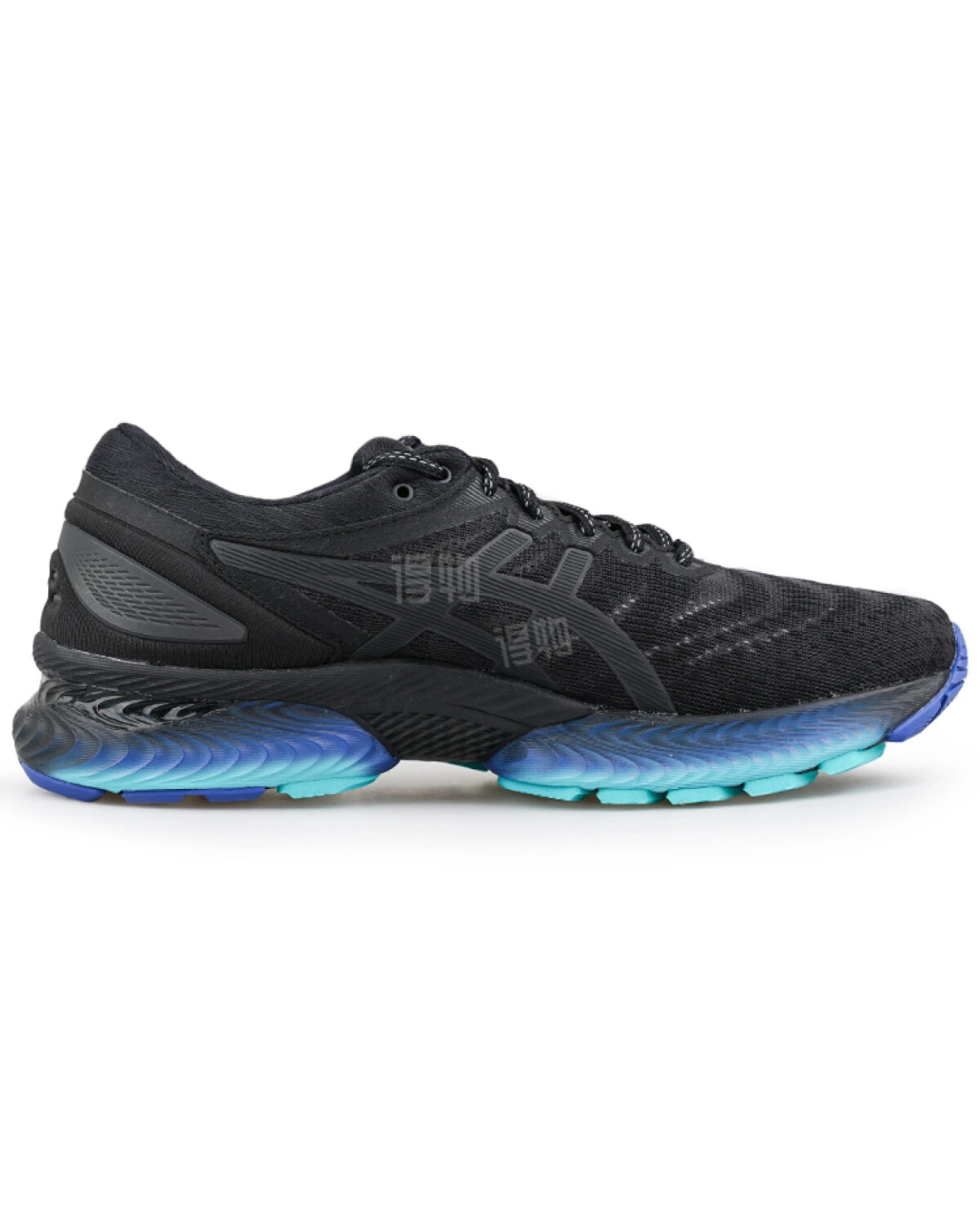 Asics GEL-Nimbus 22 унисекс кроссовки для бега черно-синие картинка
