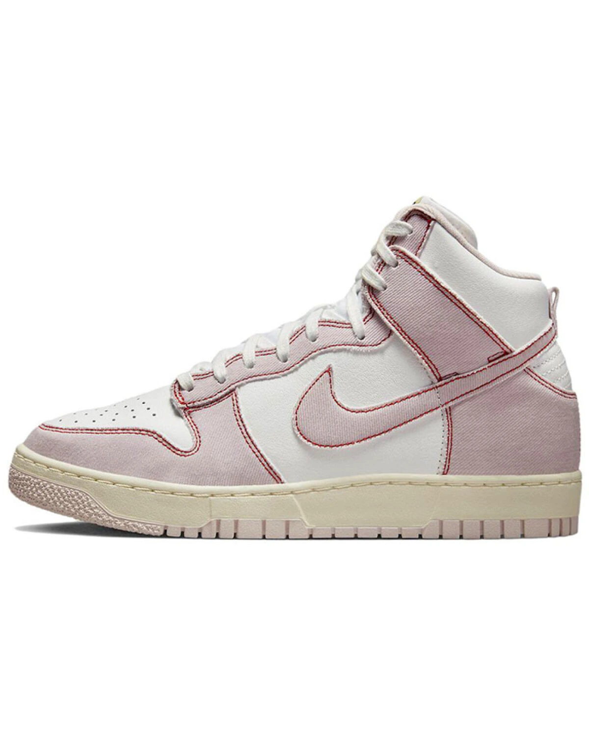 Nike Dunk High 1985 унисекс высокие кроссовки розово-белые картинка