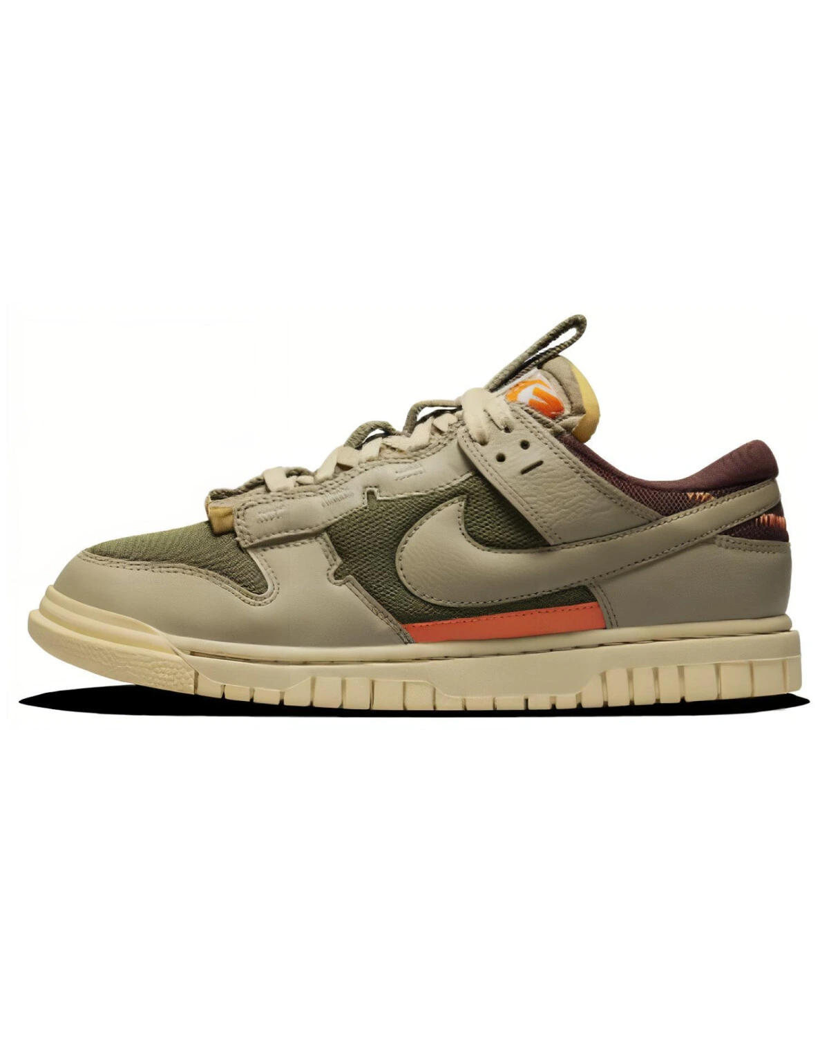 Nike Air Dunk JUMBO унисекс кроссовки оливковые картинка