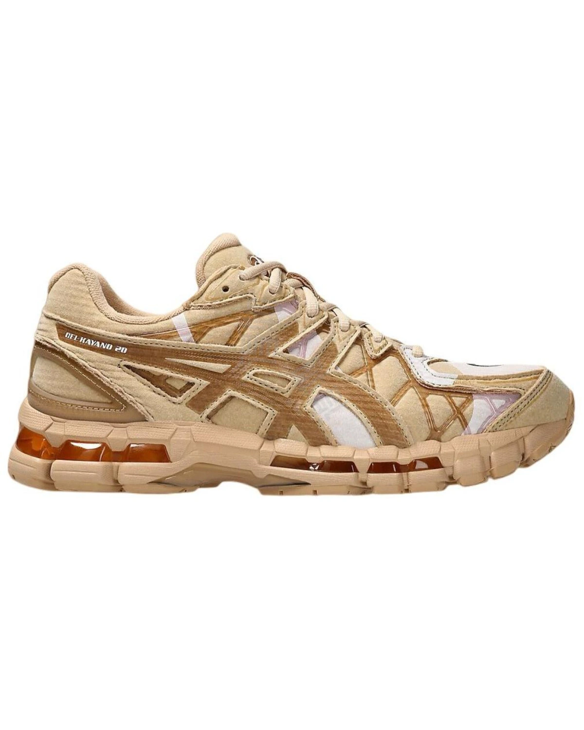 Asics Gel-Kayano20 unisex спортивные кроссовки коричневые для бега картинка