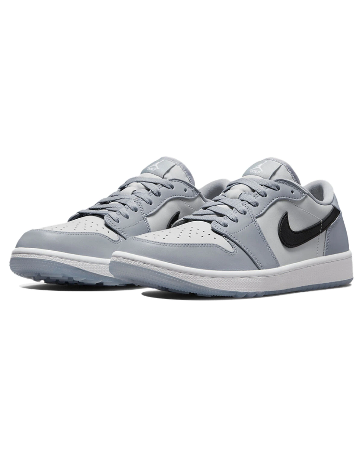 Jordan Air Jordan 1 кроссовки повседневные мужские и женские из кожи бело-серые картинка
