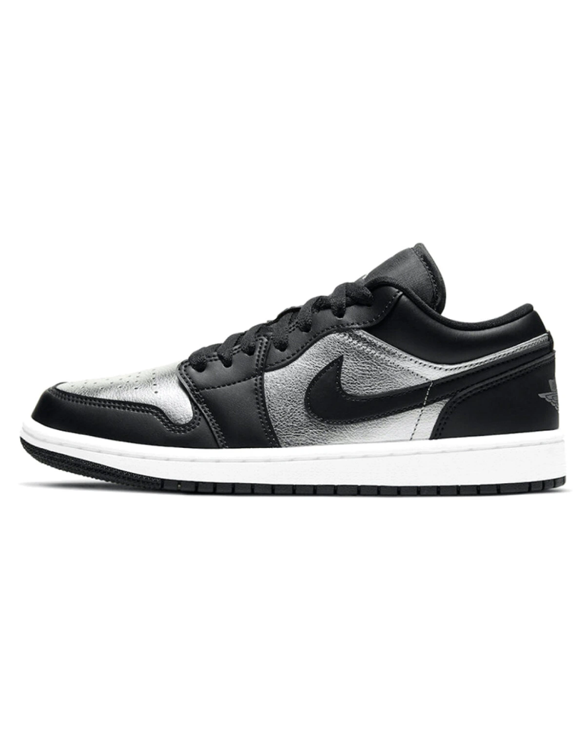 Jordan Air Jordan 1 Low унисекс кроссовки искусственная кожа серо-серебристые картинка