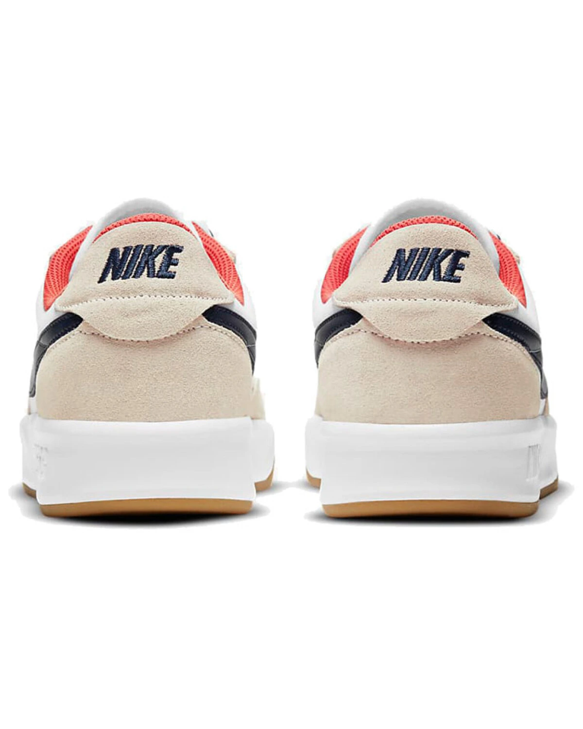 Nike SB Adversary унисекс кроссовки белые с бежевыми вставками картинка
