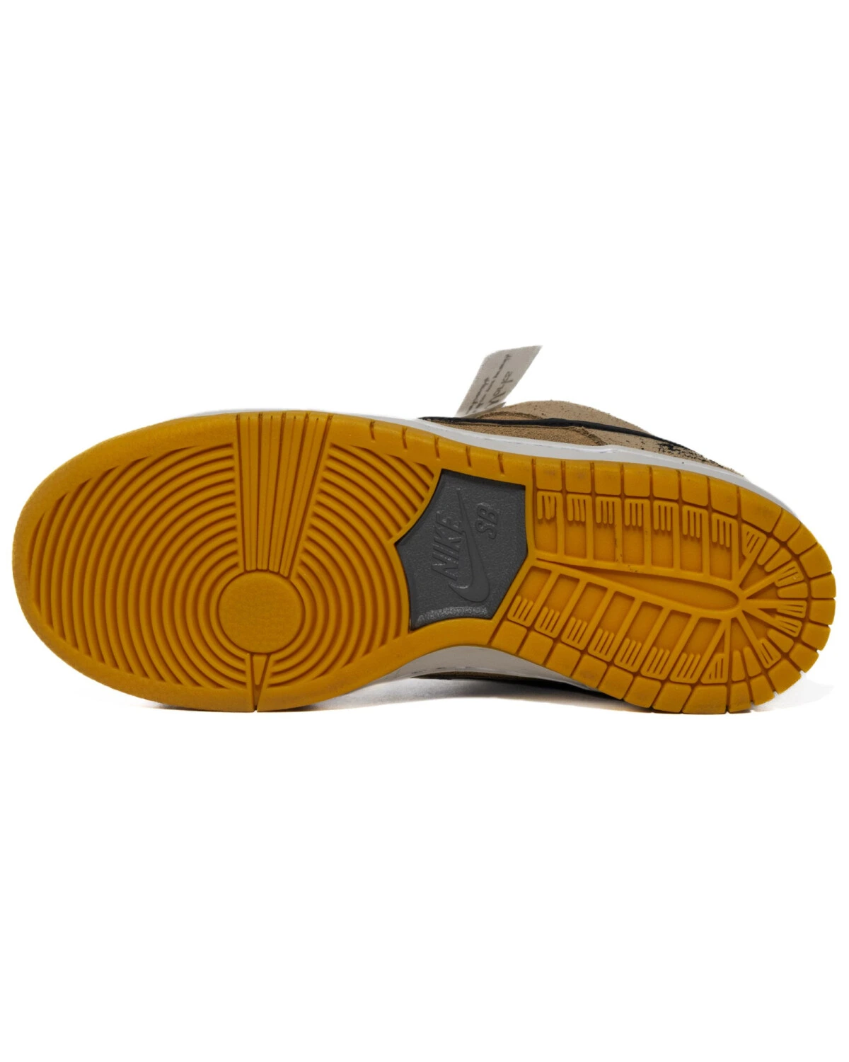 Nike Dunk SB мужские и женские кеды из нубука с принтом кофейного цвета картинка