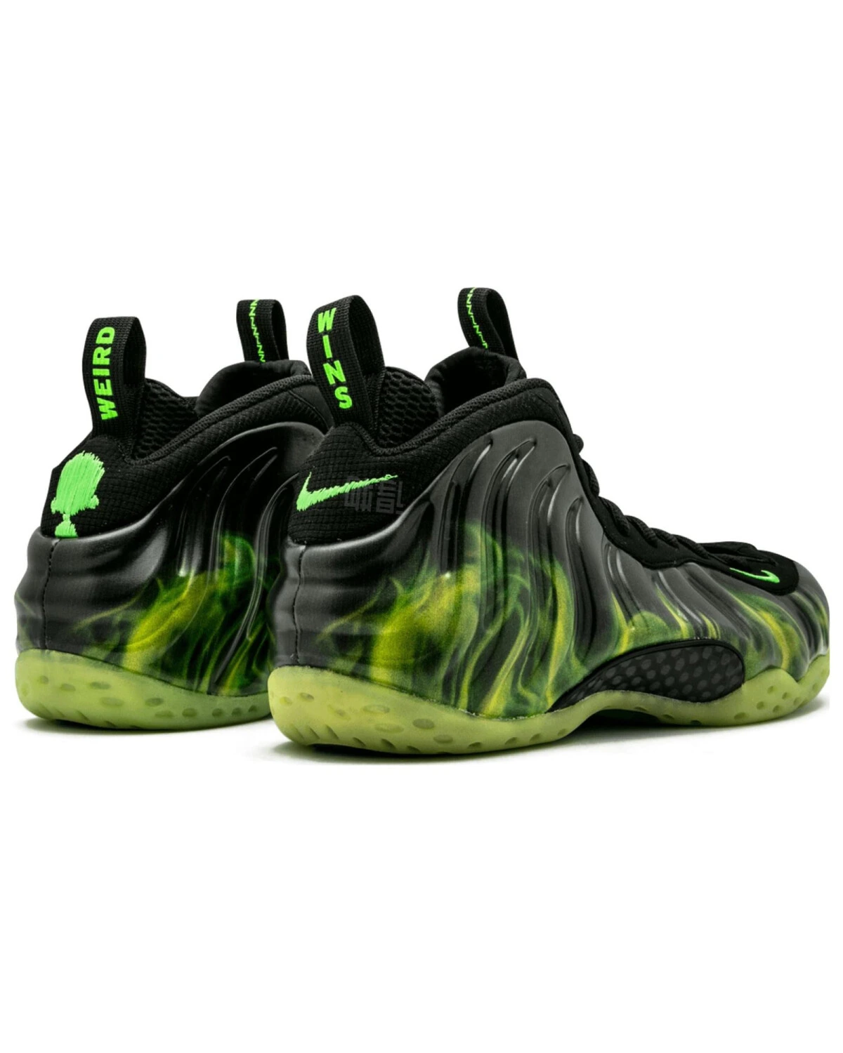 Nike Foamposite One 'Paranorman' мужские черно-зеленые кроссовки картинка