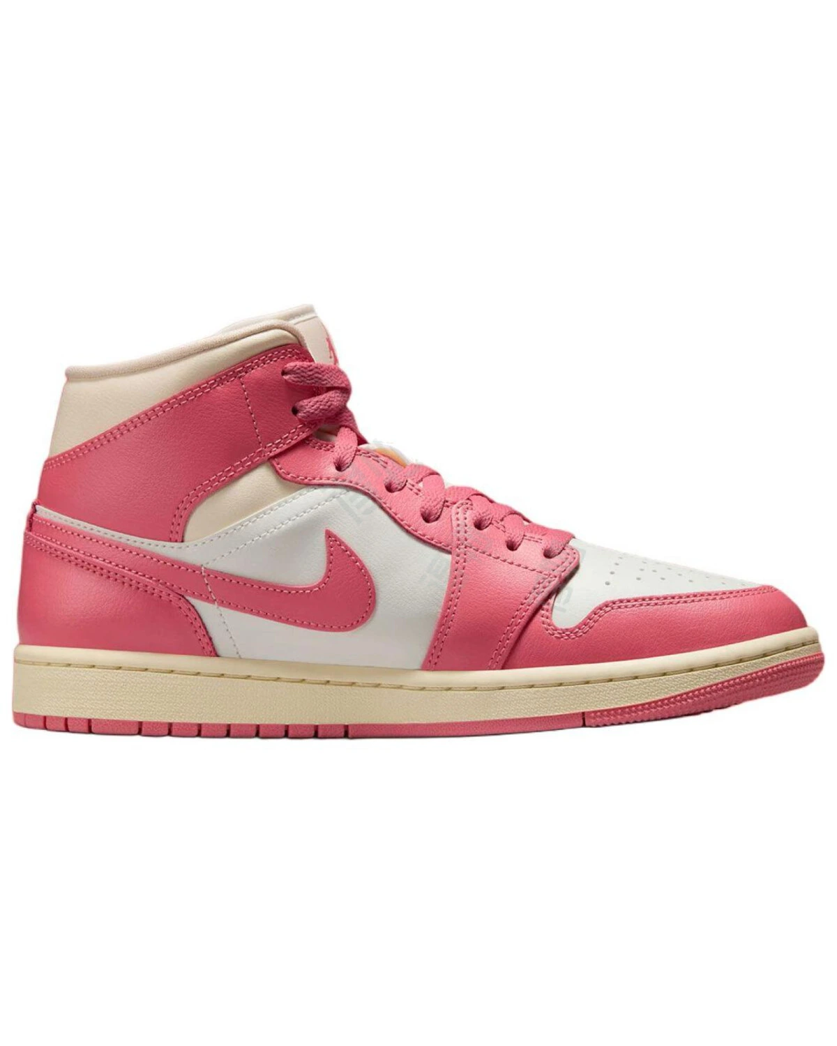 Jordan Air Jordan 1 Mid 'Guava Ice' женские кроссовки розово-белые ретро баскетбольные картинка