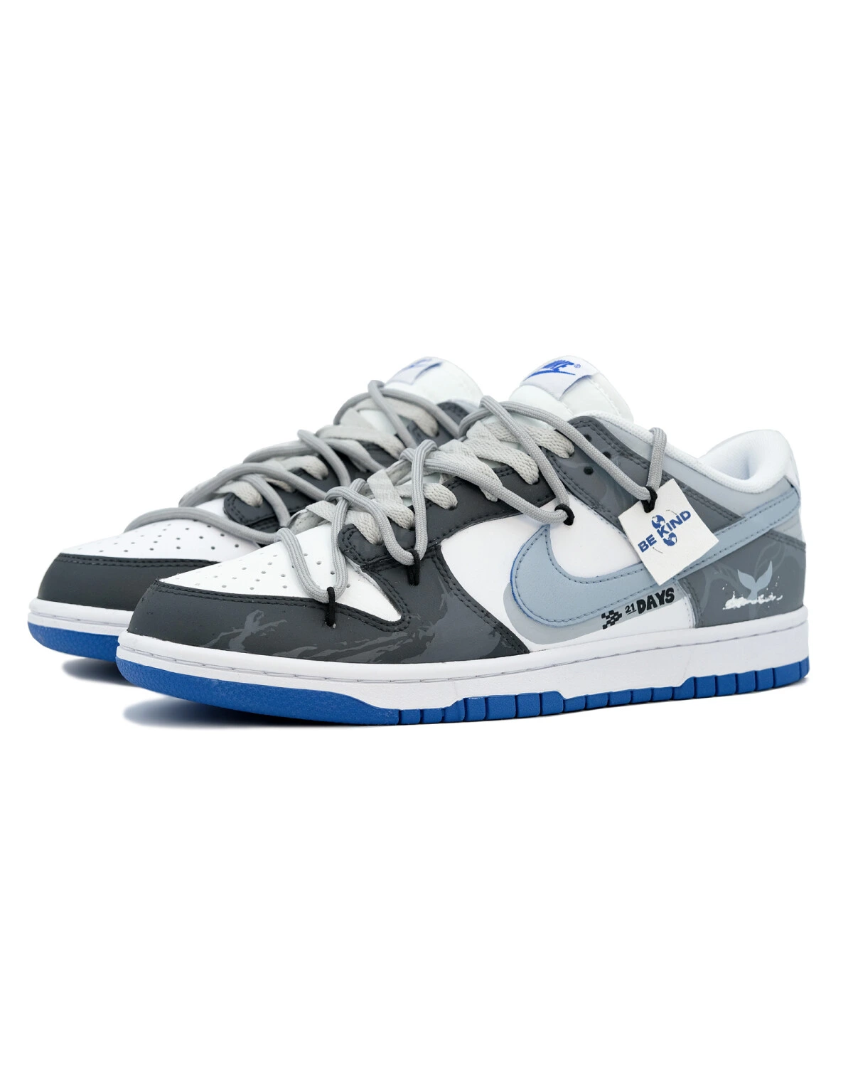 Nike Dunk Low 'Whale Fall' мужские кроссовки серо-голубые картинка