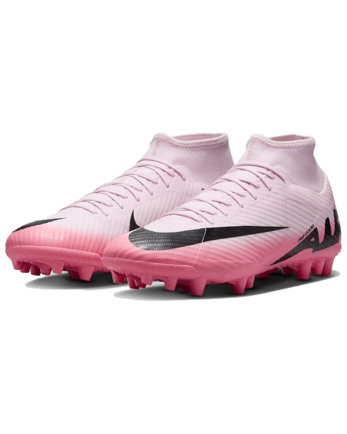 Nike Zoom Superfly 9 унисекс спортивные кроссовки розово-черные высокие картинка