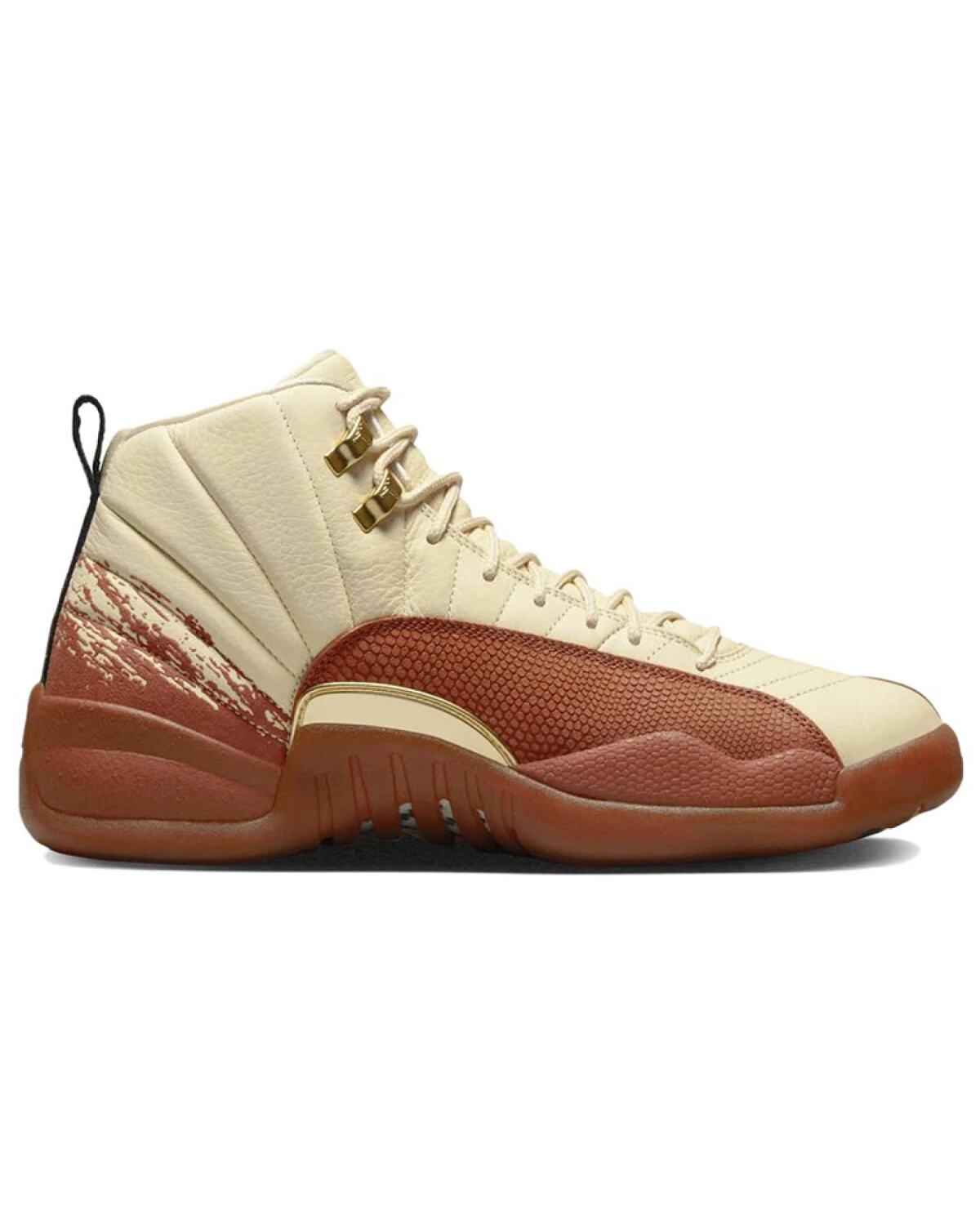 Eastside Golf x Jordan Air Jordan 12 Retro унисекс кроссовки высокие кожаные бежево-коричневые картинка