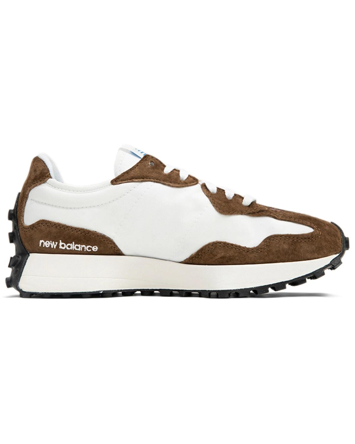 New Balance 327 unisex кроссовки беговые коричневые замша и текстиль картинка