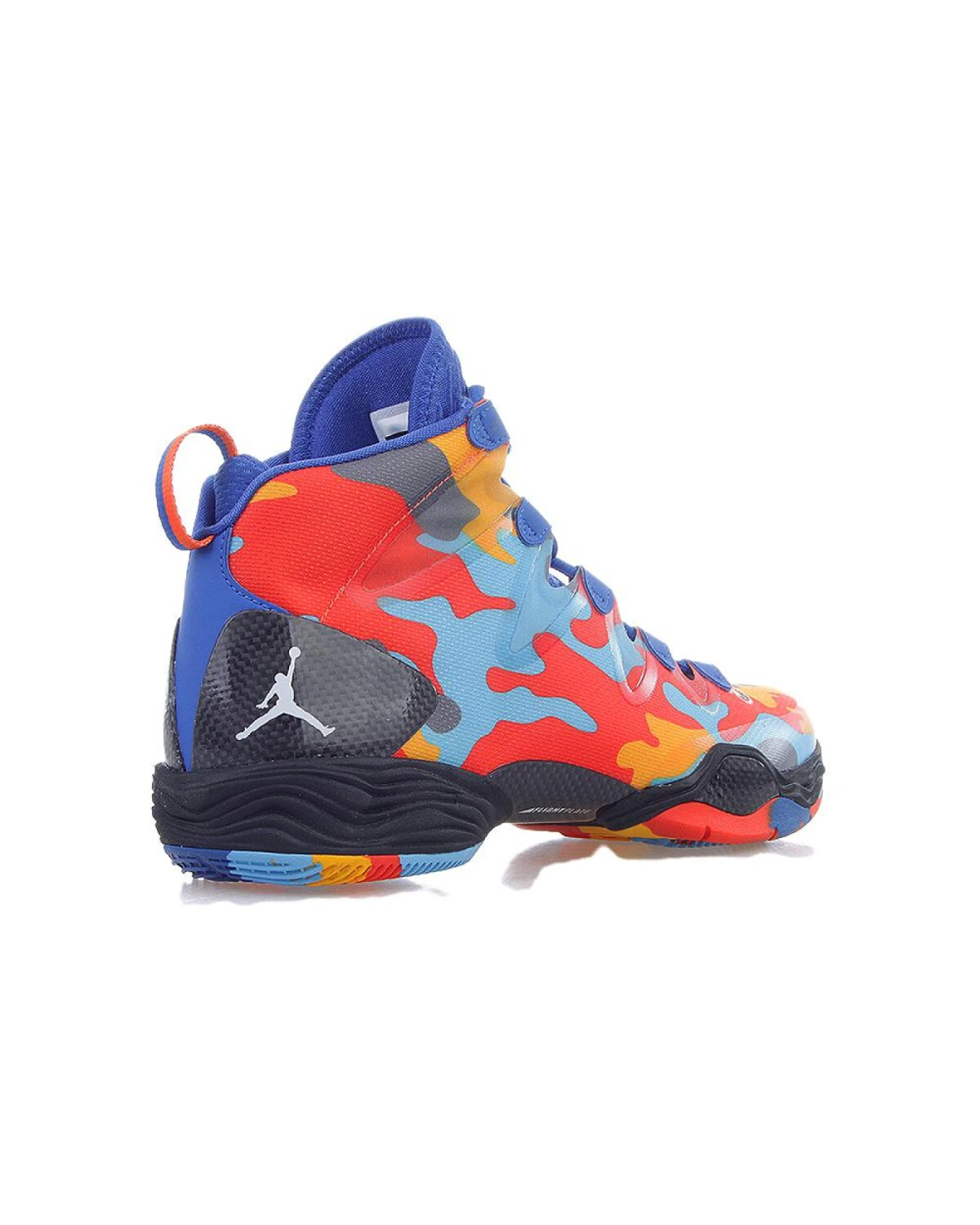 Jordan Air Jordan 28 SE OKC Camo мужские баскетбольные кроссовки высокие синие картинка