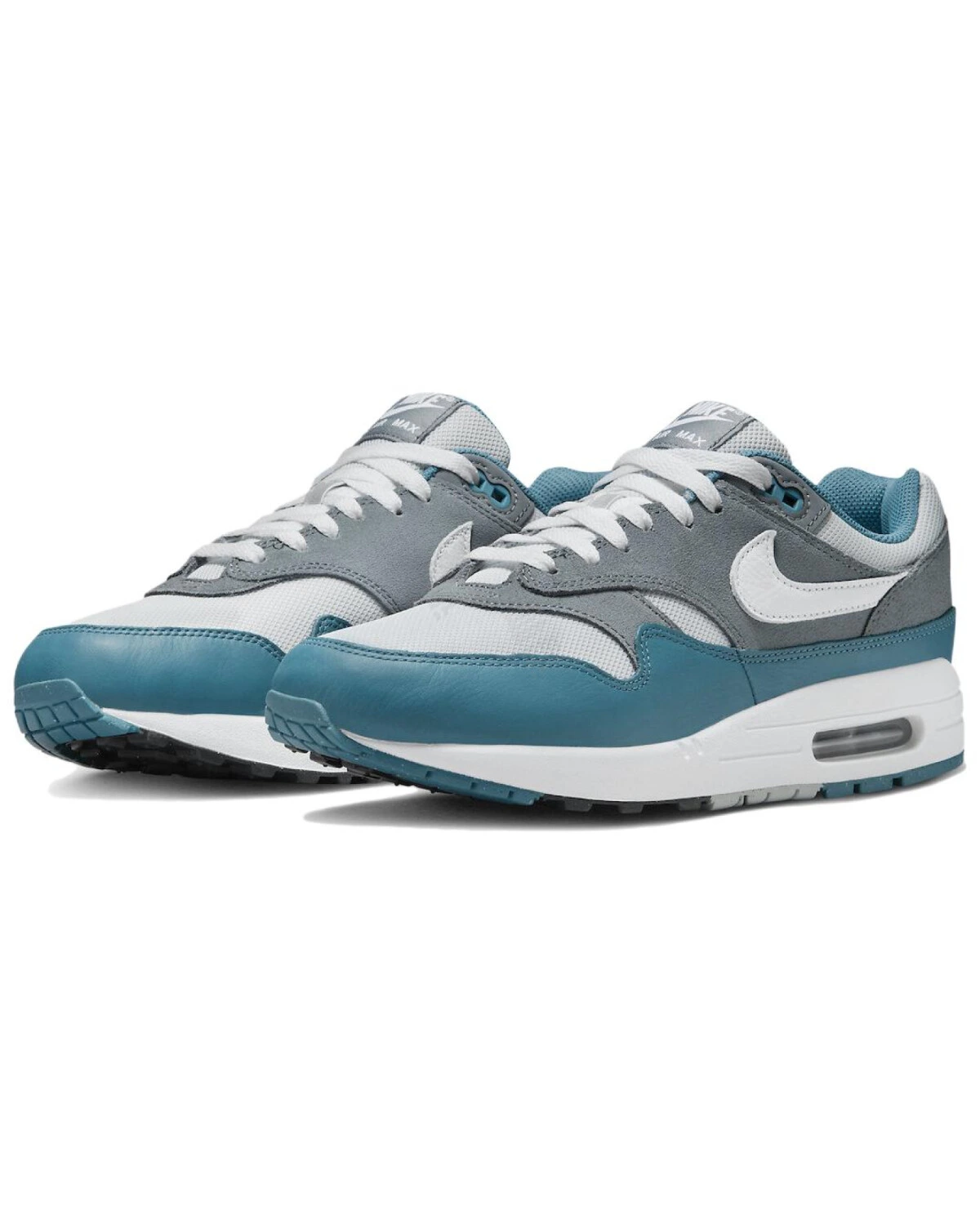 Nike Air Max 1 мужские повседневные кроссовки с амортизацией Air Max серо-голубые картинка