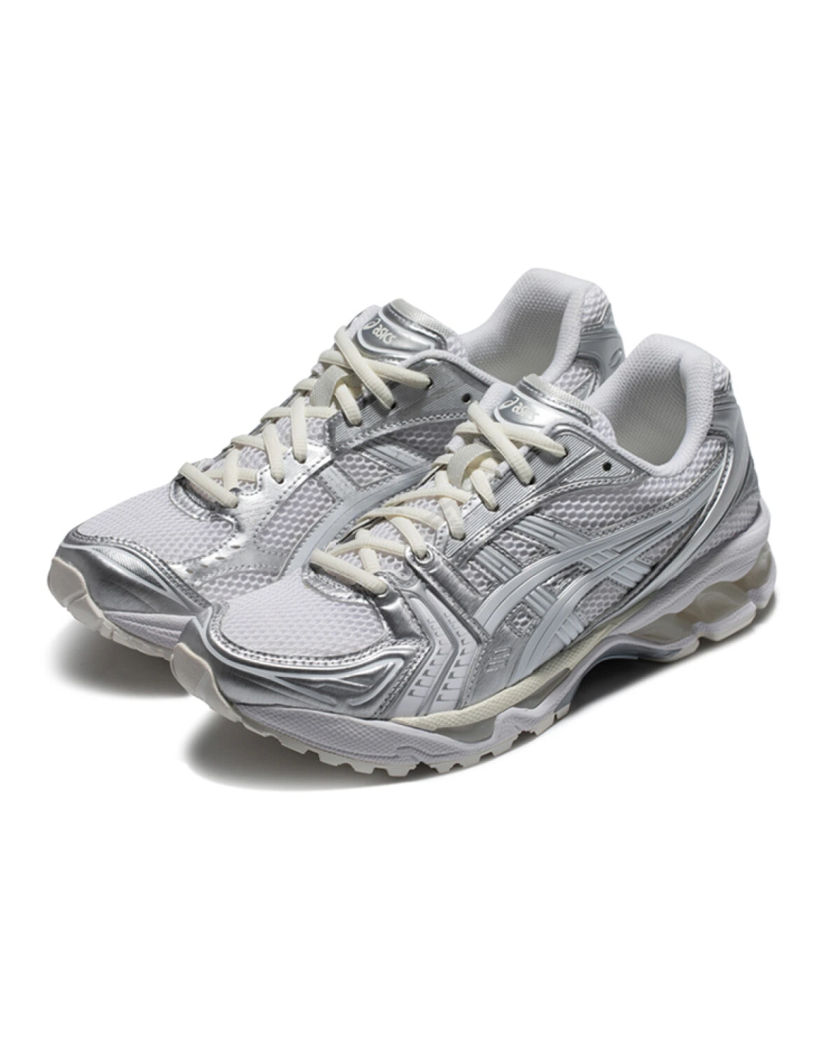 Asics Gel-Kayano 14 unisex кроссовки для бега серо-черные ткань и синтетика картинка