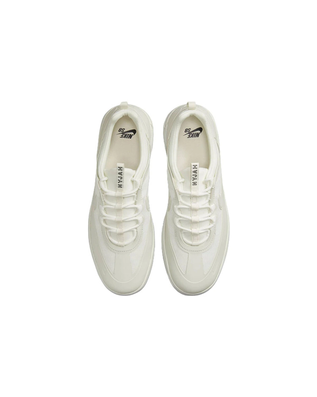 Nike SB Nyjah Free 2 унисекс кроссовки из ткани легкие бежевые картинка