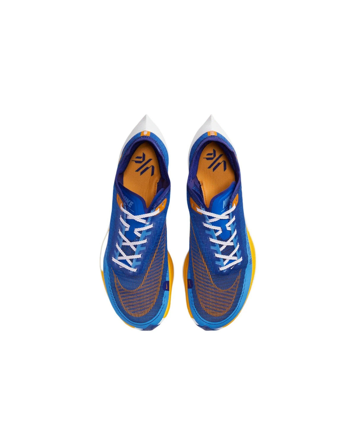 Nike ZoomX Vaporfly Next% 2 унисекс беговые кроссовки сине-оранжевые картинка